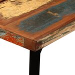 vidaXL Table de bar Bois massif de récupération 150 x 70 x 107 cm
