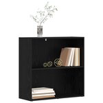 vidaXL Étagère Chêne noir 60 x 30 x 76.5 cm Bois d'ingénierie