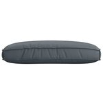 vidaXL Coussin pour assise de palette Anthracite 120 x 80 x 12 cm
