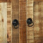 vidaXL Table basse Marron 80 x 54 x 45 cm Bois de mangue massif