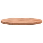 vidaXL Dessus de table Ø30x1 5 cm rond bois massif de hêtre