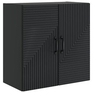 vidaXL Armoire Murale Noir 59 x 31 x 60 cm Bois d'ingénierie