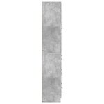 vidaXL Ensemble de Meubles 2 Pièces Gris béton 66 x 34 5 x 87 cm