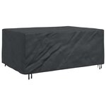 vidaXL Housse pour mobilier d'extérieur Noir 210 x 130 x 70 cm 210D