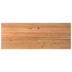 vidaXL Dessus de table marron clair bois chêne massif rectangulaire