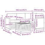 vidaXL Ensemble de canapés d'extérieur 5 pc Naturel et gris clair