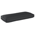 vidaXL Coussin de palette pour siège/dossier Noir 120x50x12 cm en tissu Oxford