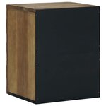 vidaXL Cabinet de Salle de Bain Suspendu Marron 38 x 33 5 x 48 cm