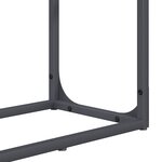 vidaXL Portant de bois chauffage anthracite 60x25x100 cm
