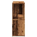 vidaXL Bibliothèque vieux bois 60x24x63 cm bois d'ingénierie
