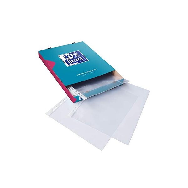 Oxford Pochette perforée Standard, A4, PP, 0,09 mm