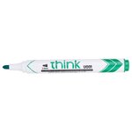 Marqueur effaçable think à sec pointe ogive 2.0mm vert peu odorant effaçage facile x 12 deli