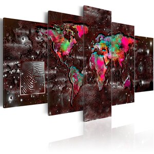Tableau - colourful extravagance l x h en cm 200x100