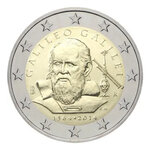 2 euros commémorative Italie 2014 - Galileo Galilei.