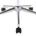 vidaXL Chaises pivotantes à manger lot de 6 noir similicuir