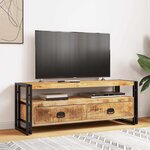 vidaXL Meuble TV 120x35x45 cm Bois solide de manguier