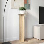 vidaXL Support de Plante 2 pièces Chêne Sonoma 25 x 25 5 x 100 5 cm