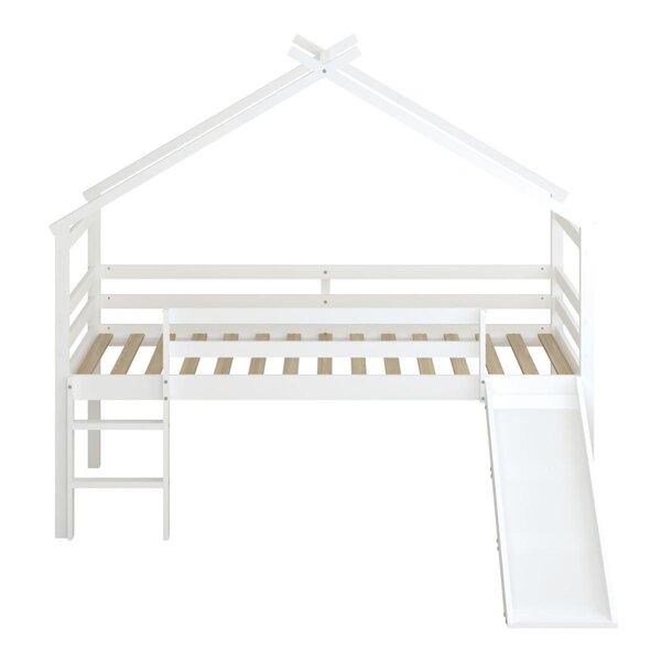 Lit River cabane toboggan blanc