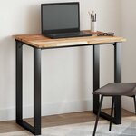 vidaXL Dessus de table rectangulaire 100x60x2 cm bois massif d'acacia