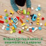 Lego 10913 duplo classic la boîte de briques jeu de construction avec rangement  jouet éducatif pour bébé de 1 an et plus