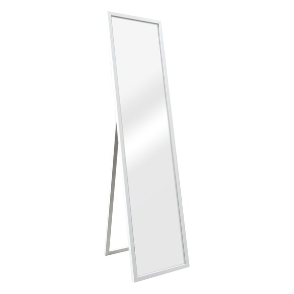Miroir sur pied psyché inclinable 150 x 35 cm blanc 03_0007973