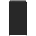 vidaXL Banc à chaussures Noir 94 5x31x57 cm Aggloméré