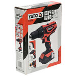 Yato perceuse avec batterie li-ion 2 0ah 18v 40nm