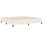 vidaXL Cadre de lit plateforme Crème 200 x 200 cm