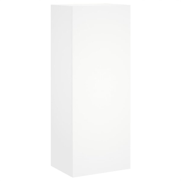 vidaXL Meuble TV mural blanc 40 5x30x102 cm bois d'ingénierie