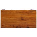 vidaXL Bureau 100x50x75 cm Bois d'acacia massif