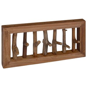 vidaXL Cintre Marron 50 x 11 x 25 cm Bois de Mahogany Massif