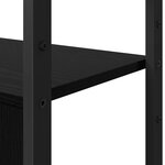 vidaXL Étagère Chêne noir 80 x 30 x 155.5 cm Bois d'ingénierie