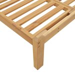 vidaXL Canapés centraux palette de jardin 2Pièces et coussins bois acacia