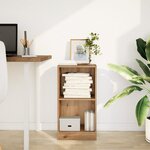 vidaXL Bibliothèque chêne artisanal 40x24x76 cm bois d'ingénierie