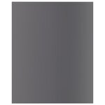 vidaXL Panneaux de bibliothèque 8 Pièces gris brillant bois d’ingénierie