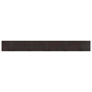 vidaXL Tapis rectangulaire marron foncé 60x500 cm bambou