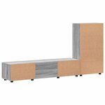 vidaXL Ensemble meuble TV FLORIN Gris Sonoma Bois d'ingénierie