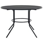 vidaXL Ensemble de chaises de jardin empilables 5 Pièces anthracite