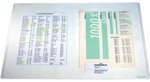 sous-mains DURAGLAS transparent souple 650x500 mm DURABLE