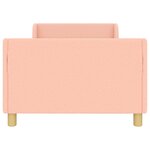 vidaXL Cadre de lit pour enfants avec tête de lit Rose 90 x 200 cm