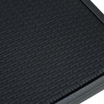 vidaXL Ensemble à manger de jardin 3 Pièces Noir