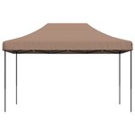 vidaXL Tente de réception pliable escamotable marron 440x292x315 cm