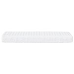 vidaXL Lit de jour avec matelas gris clair 90x190 cm tissu