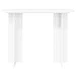 vidaXL Table console Blanc 100 x 39 5 x 75 cm Bois d'ingénierie