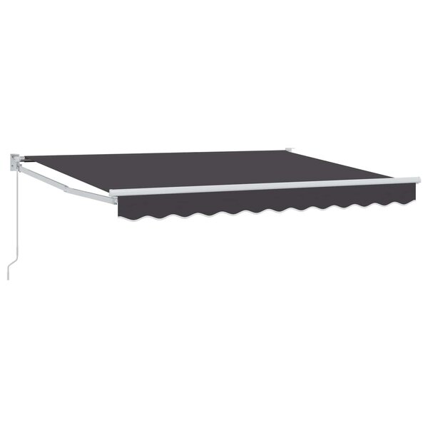 vidaXL Auvent rétractable Anthracite 3 x 2 m