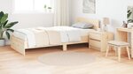 Tapis Shaggy vidaXL avec support en latex Crème ø120 cm