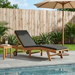 vidaXL Transat Polyester Brun et gris foncé