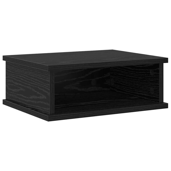 vidaXL Table de chevet Chêne noir 40 x 31 x 15 cm Bois d'ingénierie