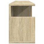 vidaXL Armoire murale 80x20x30 cm chêne sonoma bois d'ingénierie