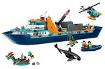 LEGO City - Navire d'Exploration Arctique 60368 avec Hélicoptère et Minifigurines